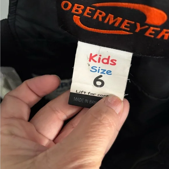 Obermeyer boys ski bib size 6 - Picture 3 of 4